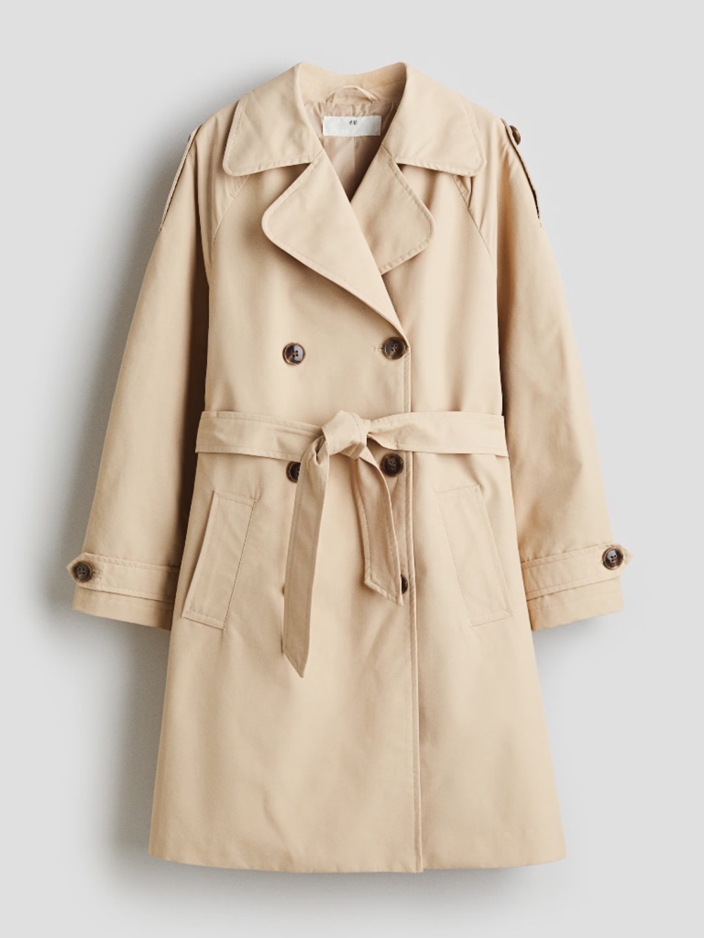 H&M Girls Double Breasted Trench Coat